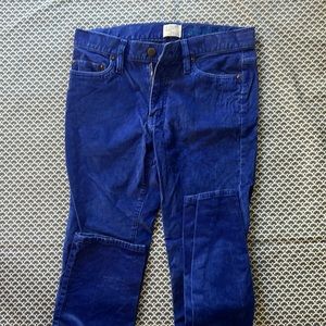 Boys size 16 corduroys in a vibrant blue color.